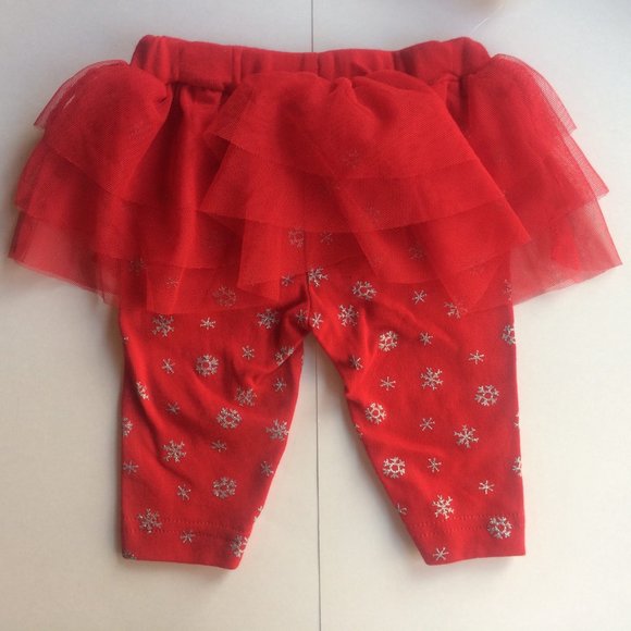 New Christmas Outfit Sleeper Lot 0-3 Reindeer Fleece Pajamas Shirt Pants Tutu - Picture 6 of 11